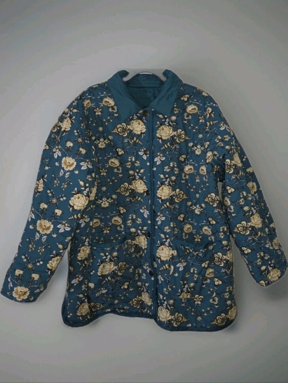 Denim & Co. Quilted Reversible Jacket 2X